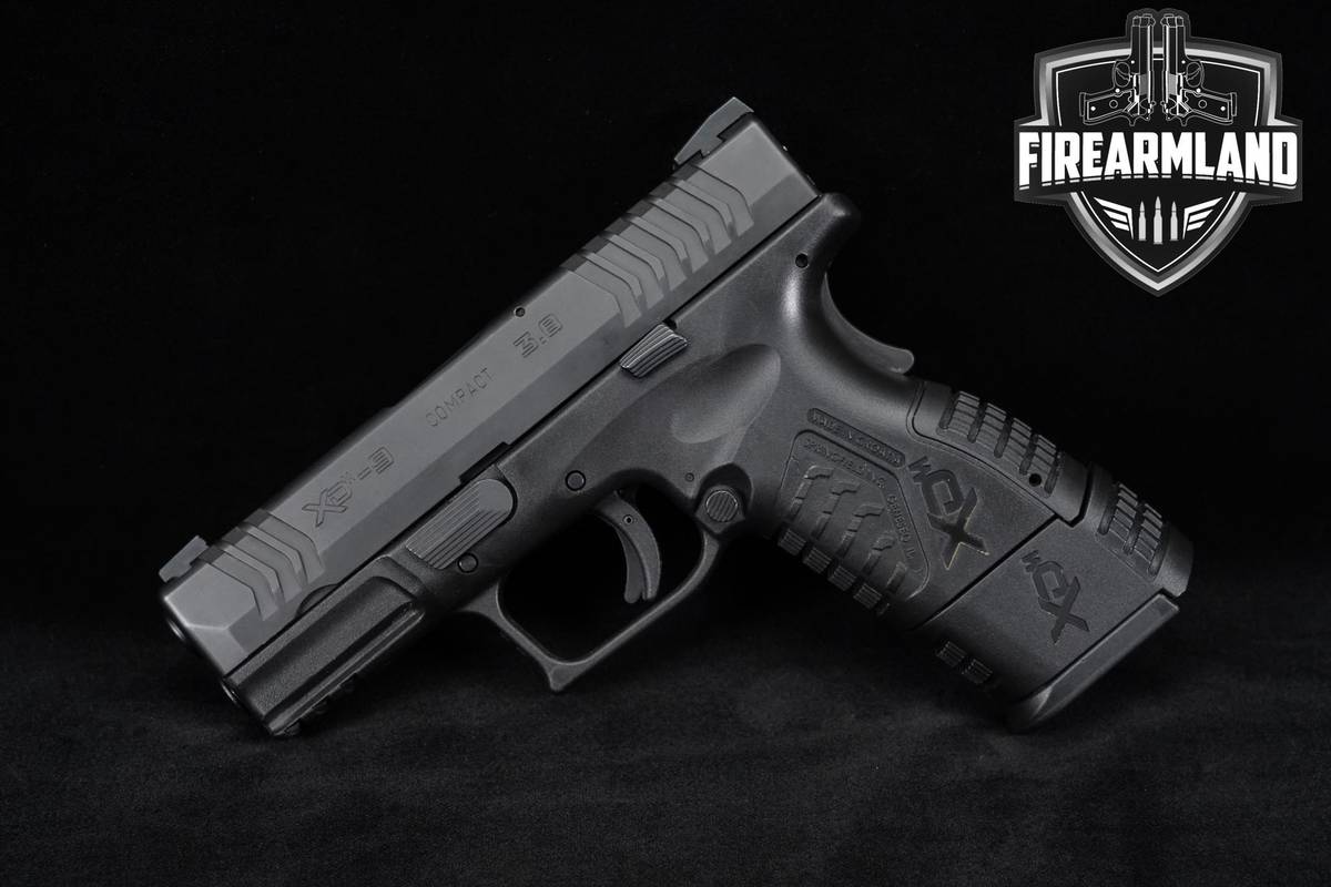 COMPACT Springfield Armory XDM 3.8" XDM-9 9mm +2 MAGS, OG CASE & HOLSTER