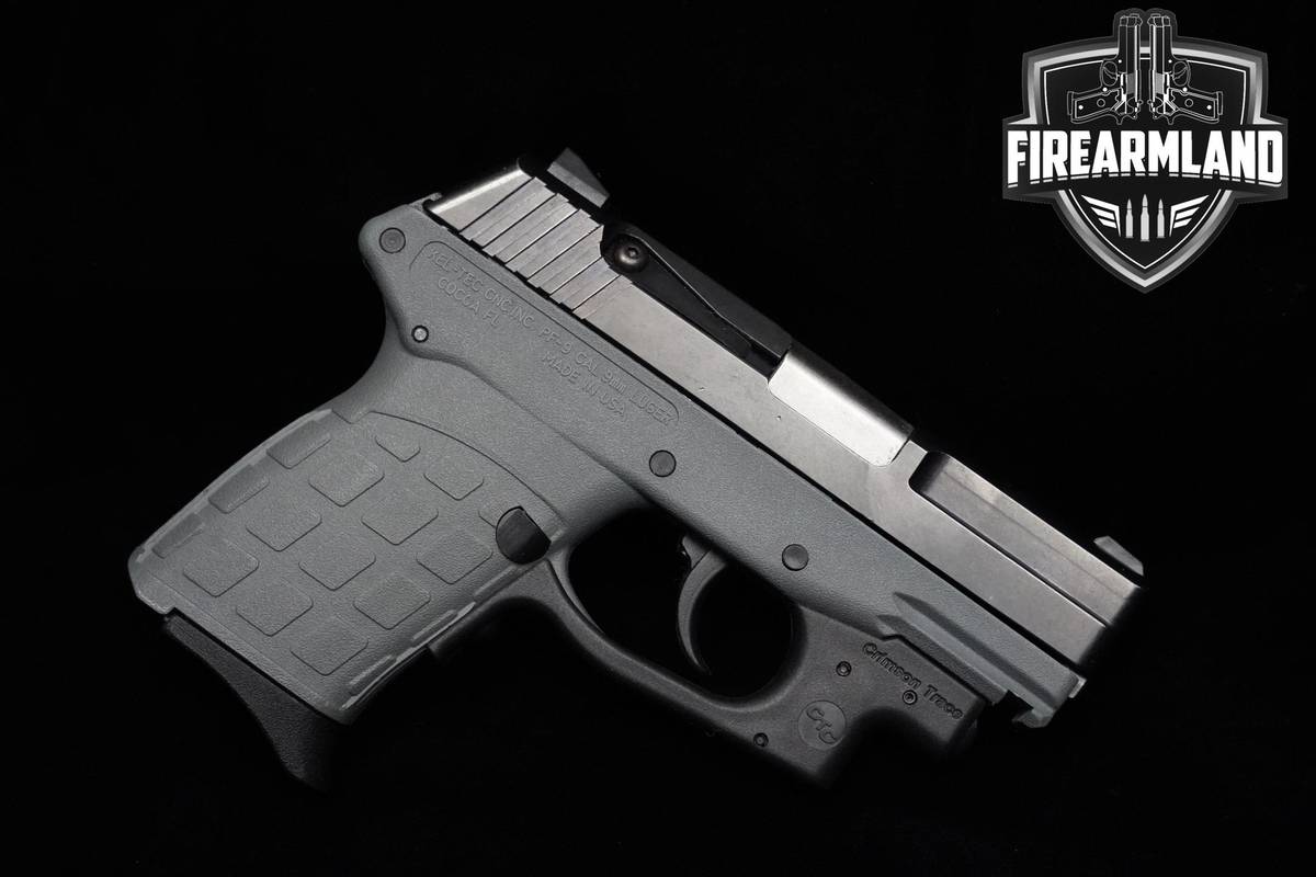 Kel-Tec PF-9 With Crimson Trace 9mm 3.1" Two-Tone Kel-Tec-PF-9 PF9 +2 MAGS
