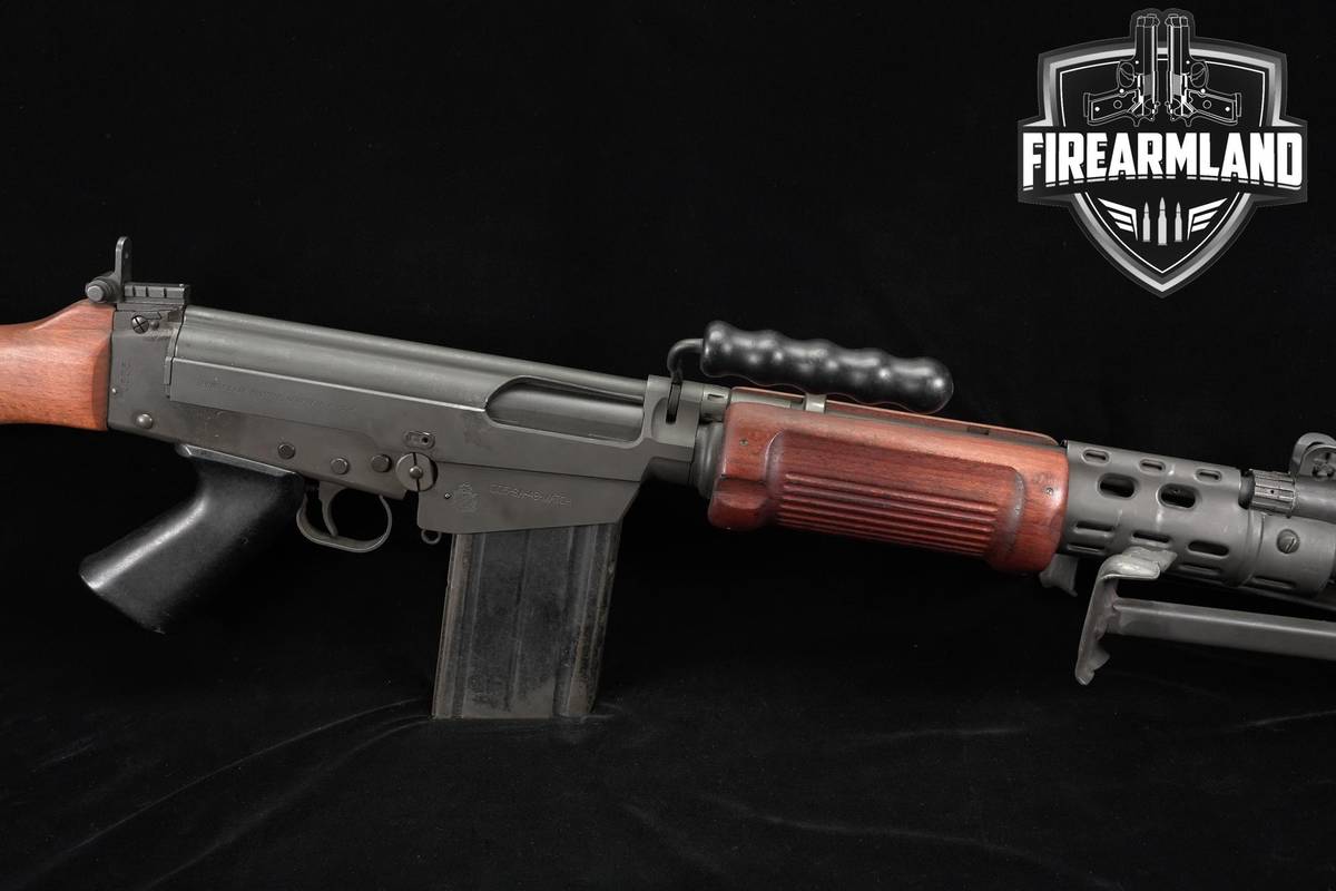 1980s BATTLE RIFLE IMBEL SAR-48 Match 7.62 NATO 21" FAL