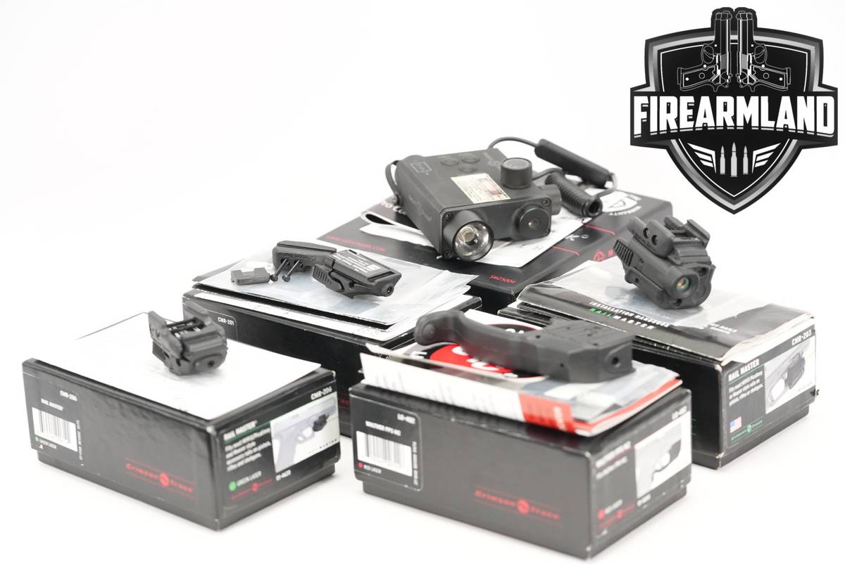FIVE LASER SIGHT LOT 5 Pack Crimson Trace Sightmark Red & Green Lasers