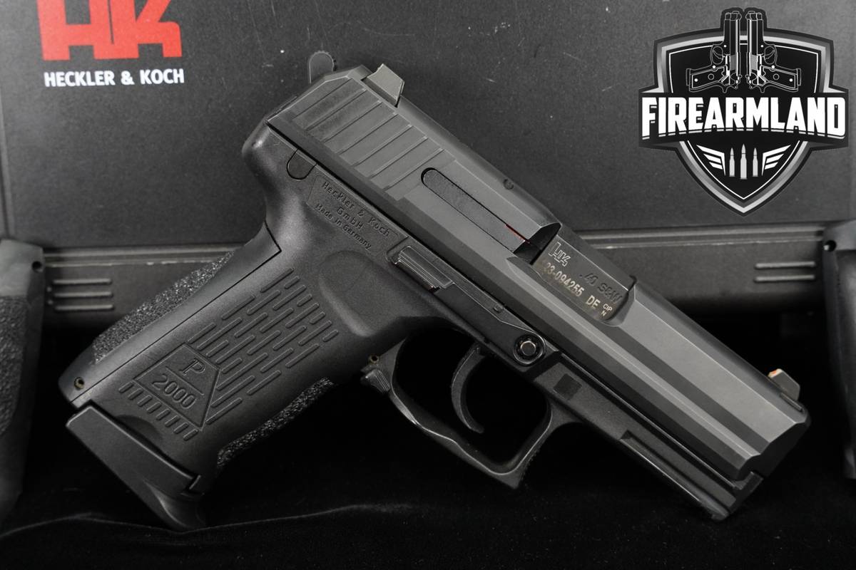 Heckler & Koch P2000 V3 40 S&W 3.62" H&K P 2000 +ORIG CASE