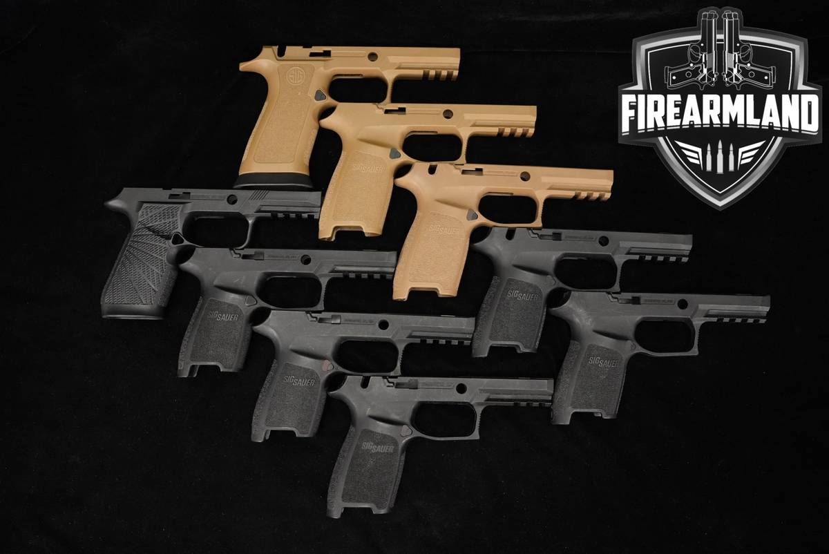 NINE Sig Sauer P320 Grip Module Lot Pistol Grips P-320
