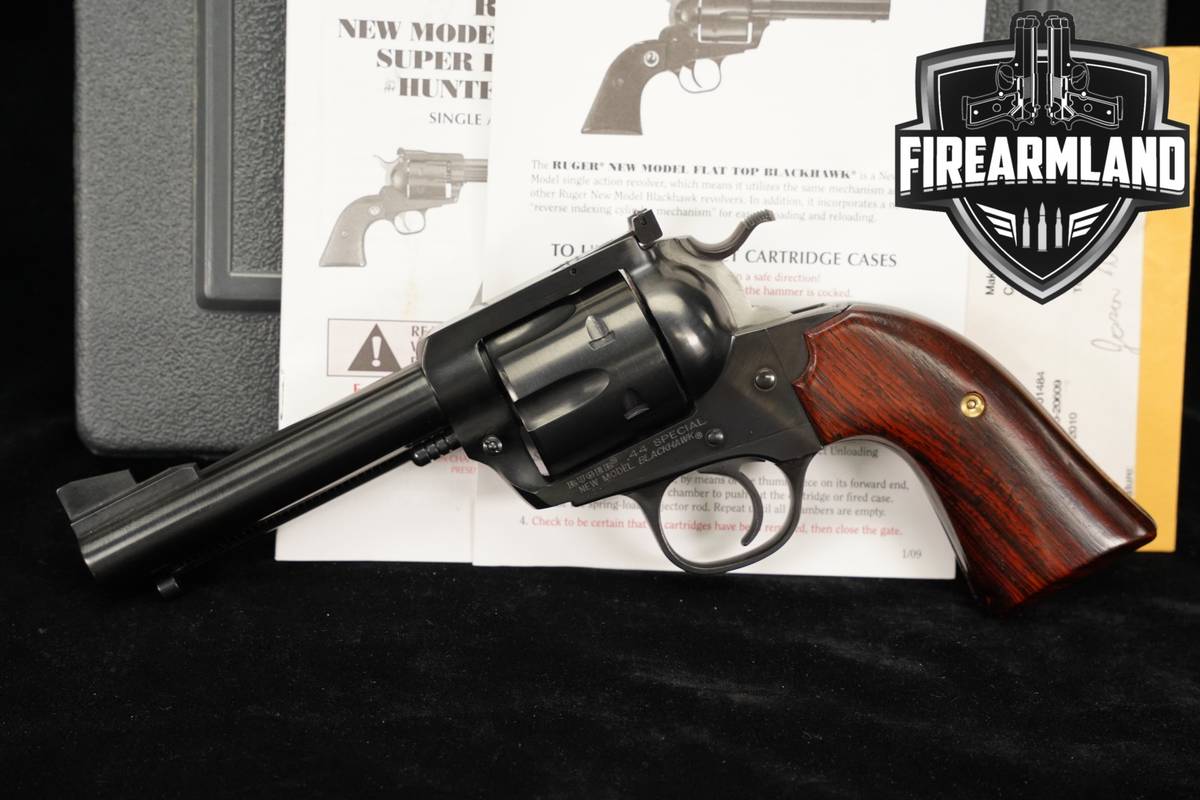 Ruger New Model Blackhawk 44 Special 4.5" Blued +ORIG CASE
