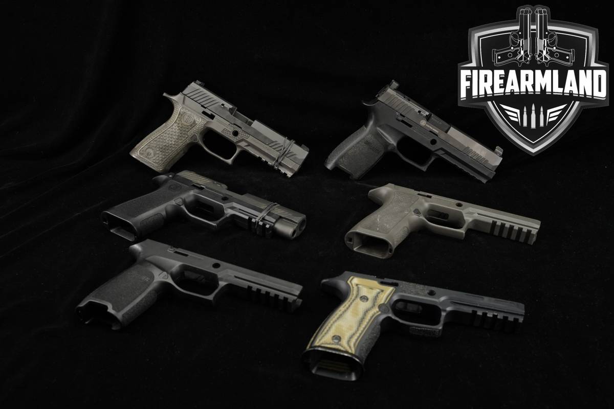 Sig Sauer P320 Parts Kit SIX 6 Grip Modules & Three 3 Slides 9mm P 320