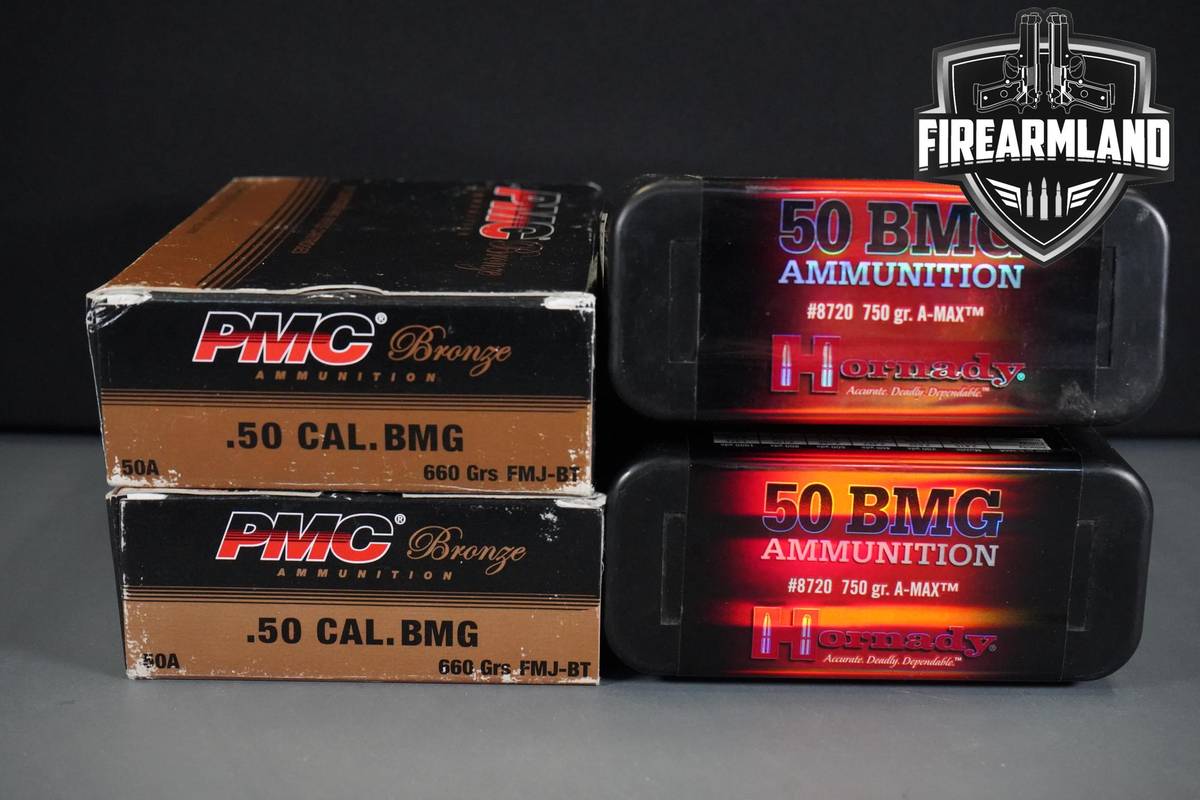 50 BMG Ammo 50-BMG Ammunition 40 ROUNDS