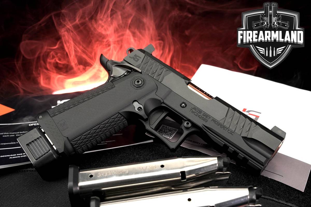 PORTED! Jacob Grey X Kovert TWC9 4.25" 9mm 1911 2011 SE +3 MAGS & CASE