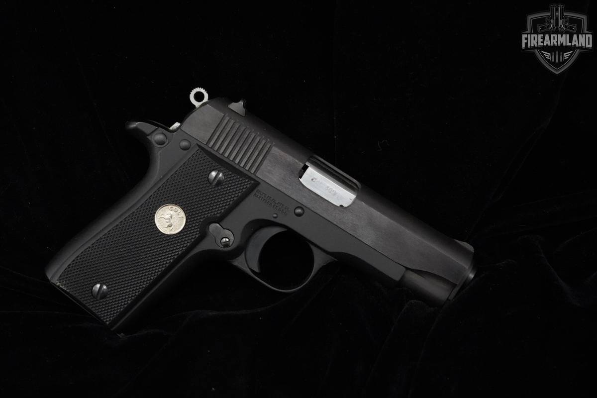 1996 Colt Model 380 Auto Government Pocketlite 380 ACP 3.5" Blued Colt 380