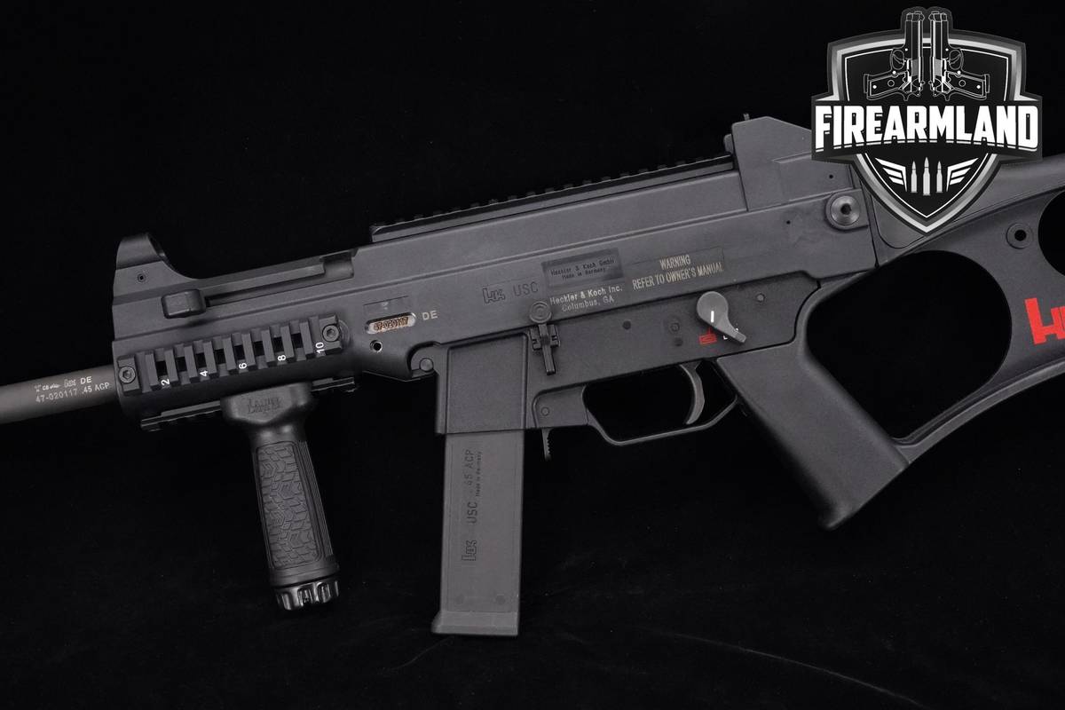 Heckler & Koch (H&K-HK) USC 45 ACP 16.1" H&K-TACTICAL +4 MAGS & ORIG CASE