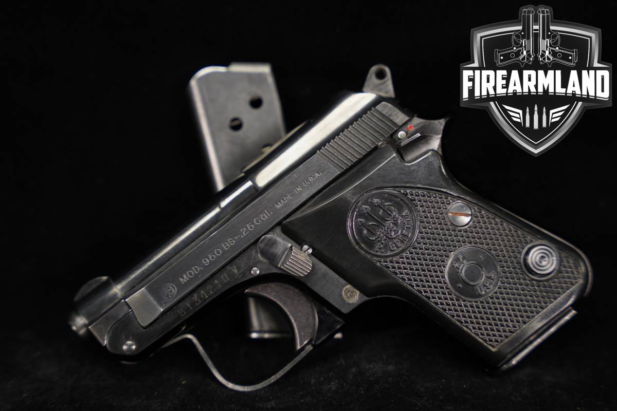 Beretta Model 950 BS Jetfire 25 ACP (6.35Mm) 2.4" +2 MAGS