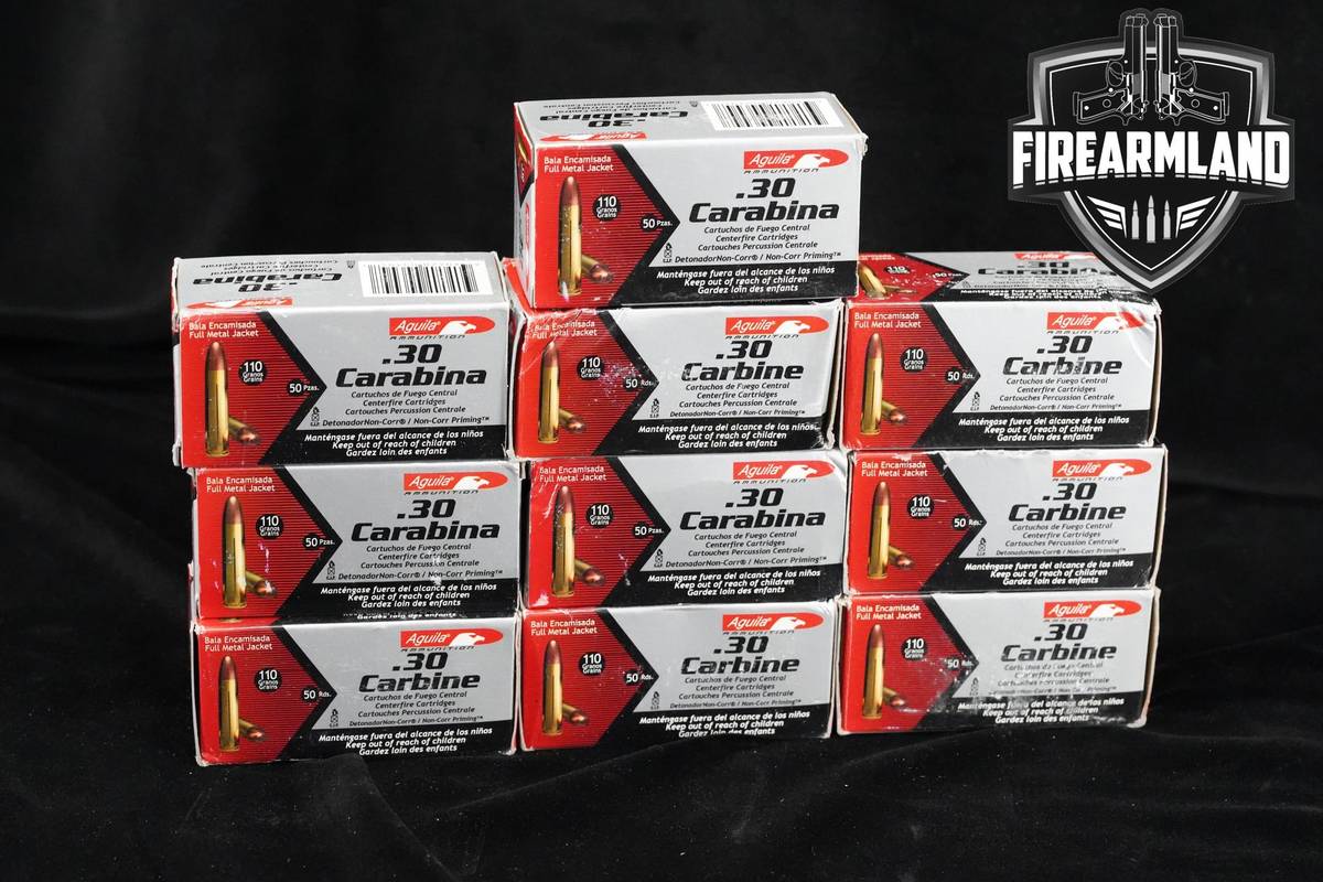 30 Carbine Ammo 30-Carbine Ammo 500 ROUNDS