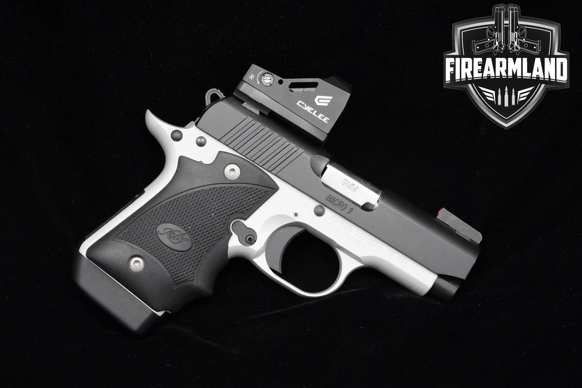 Kimber Micro 9 Two Tone 9mm Two-Tone Kimber-Micro +4 MAGS, ORIG BOX & OPTIC