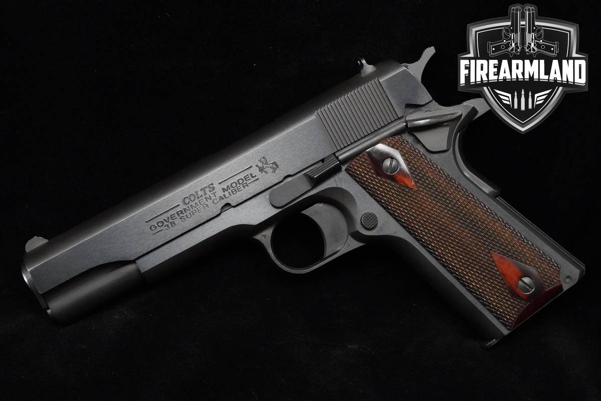 Colt Government Model 38 Super 1911 Blued Colt-Government 38-Super 1911A1