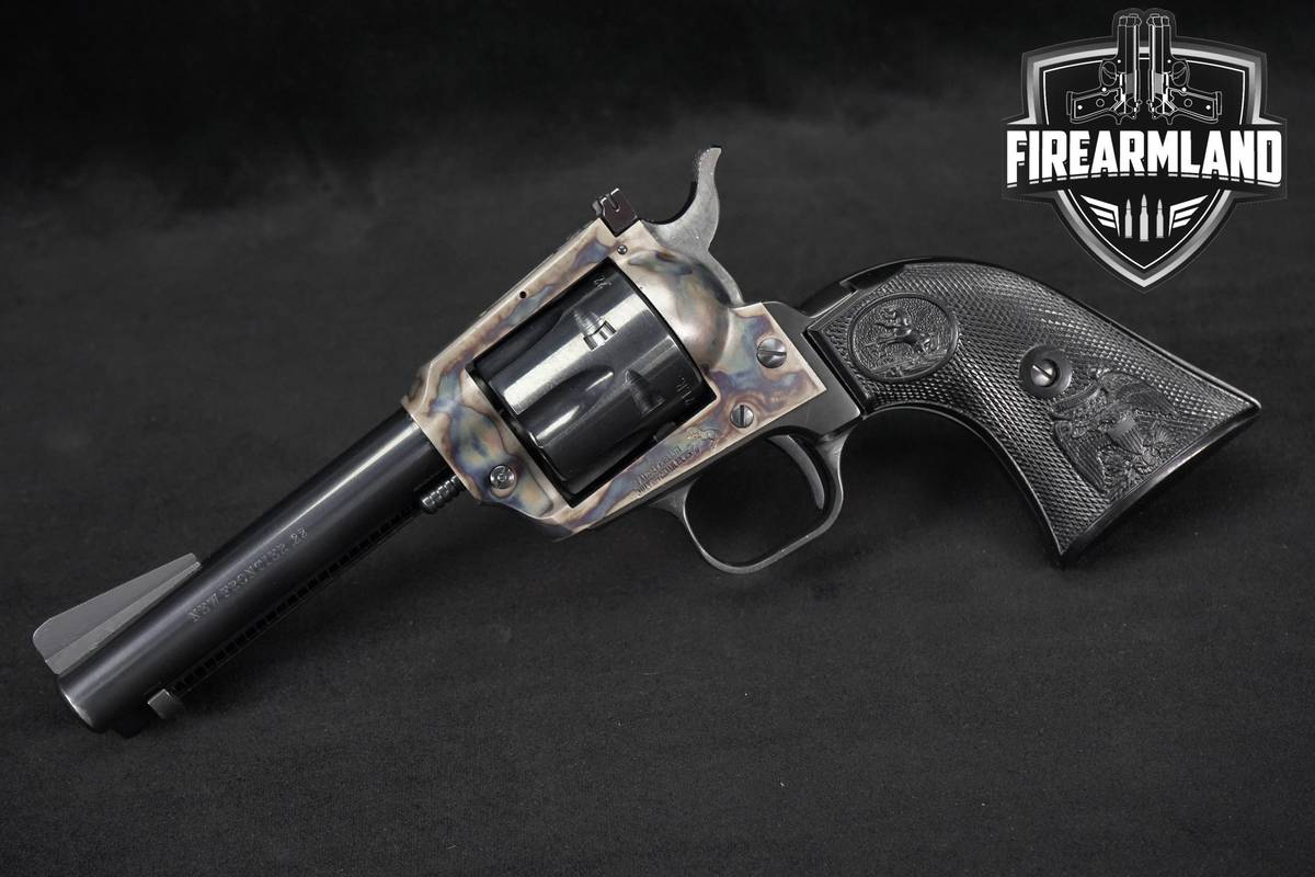 1974 Colt New Frontier 22LR 4.25" Blued & Case-Colored Revolver