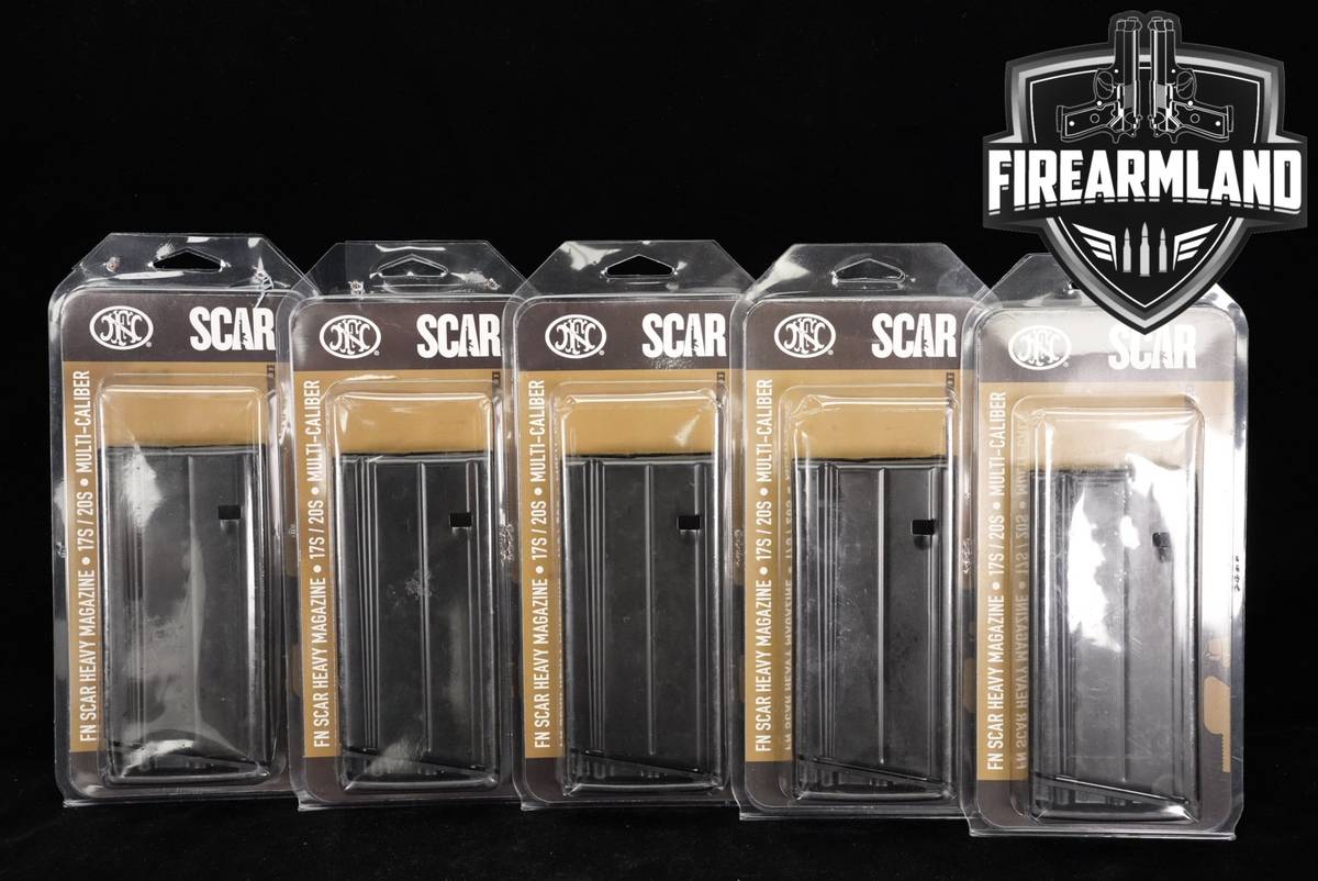 FIVE 5 FN SCAR 17S 20S 20rd Magazines Multi-Caliber 17 20-S Mags