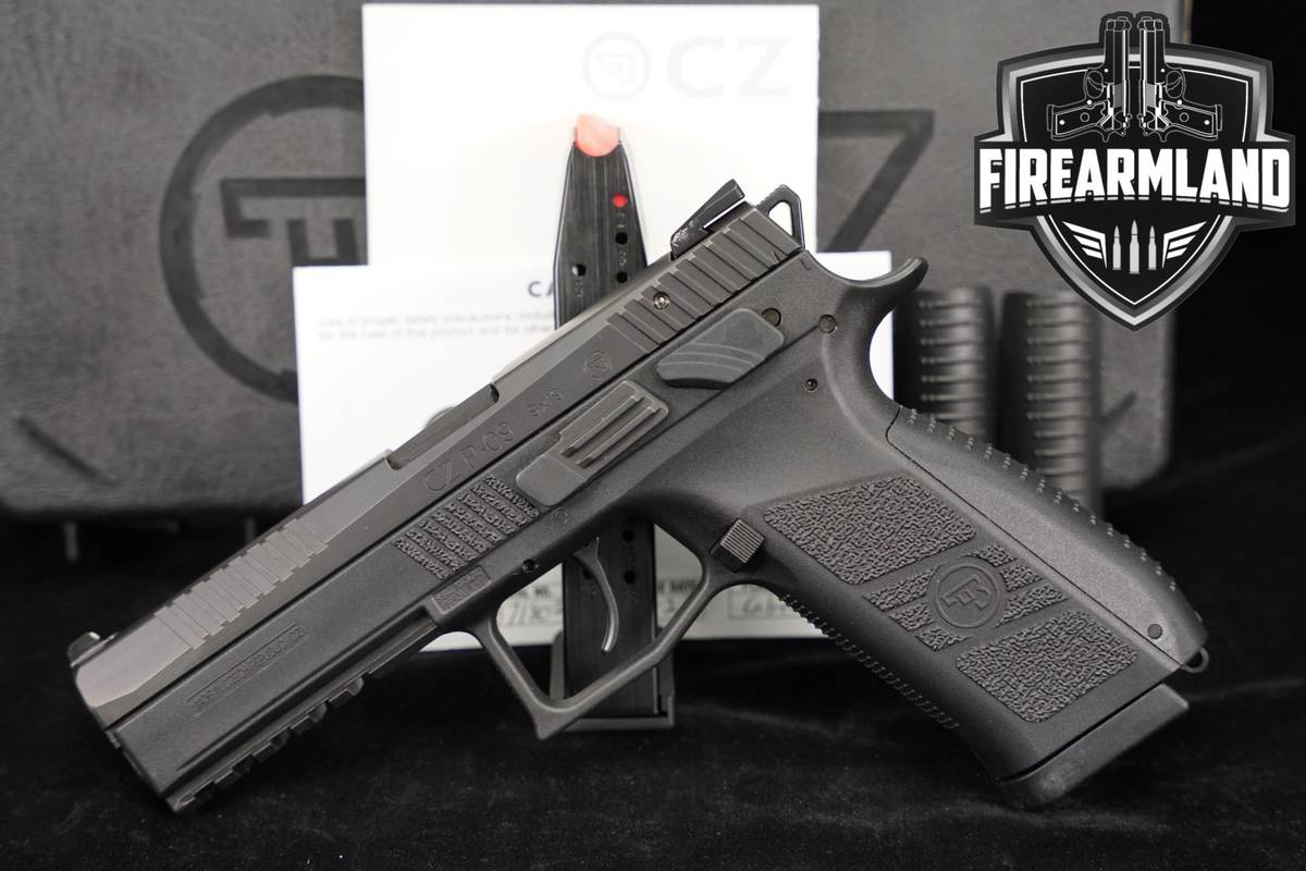 CZ P-09 9mm 4.53" P09 +2 MAGS & ORIG CASE