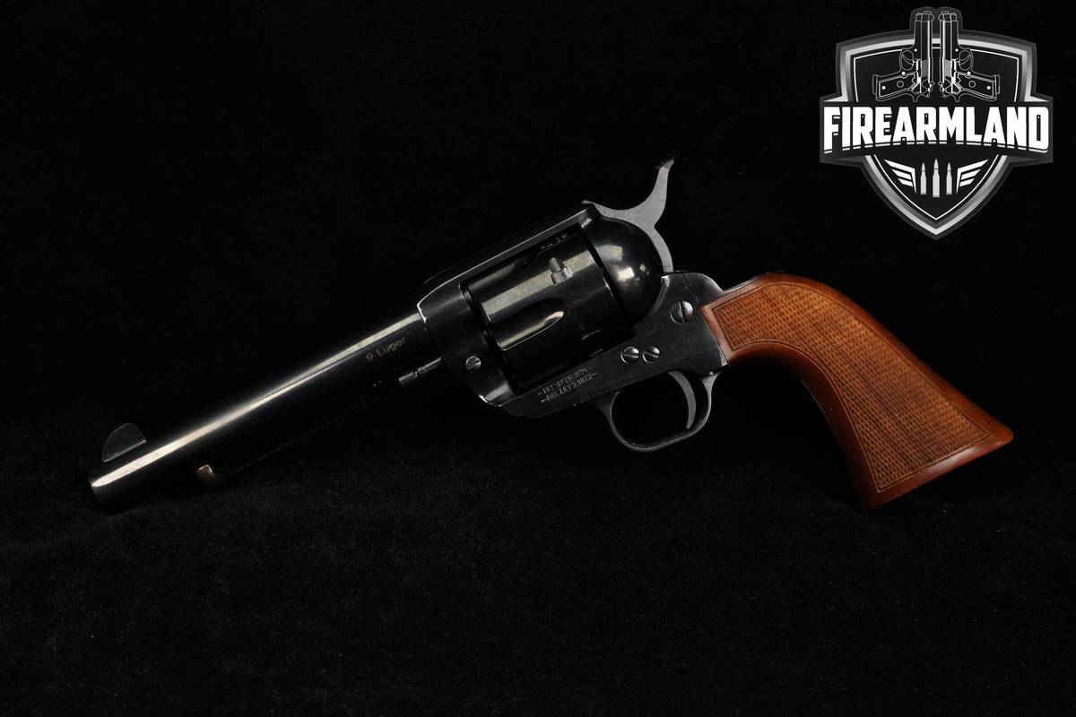 F.lli Pietta 1873 SA TC9 9mm 5.5" Blued +ORIG BOX