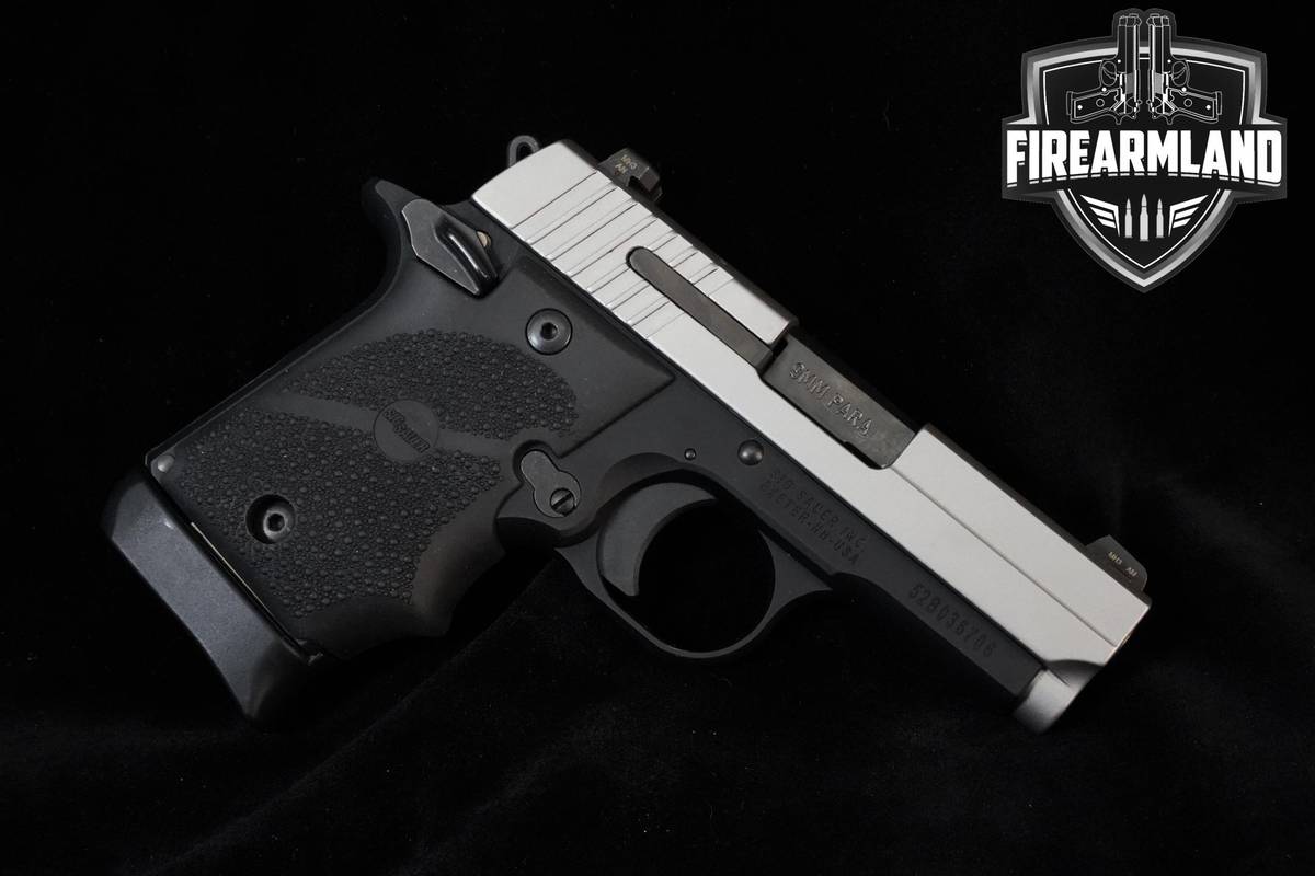 Sig Sauer P938 9mm 3" Two-Tone 1911 P938 +HOLSTER