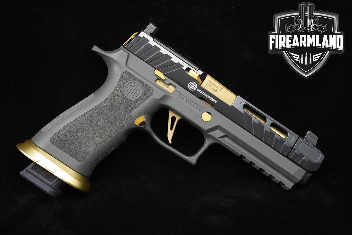 Sig Sauer P320 Custom Works Spectre Comp 9mm Sig-Sauer-P320 P-320 +CASE