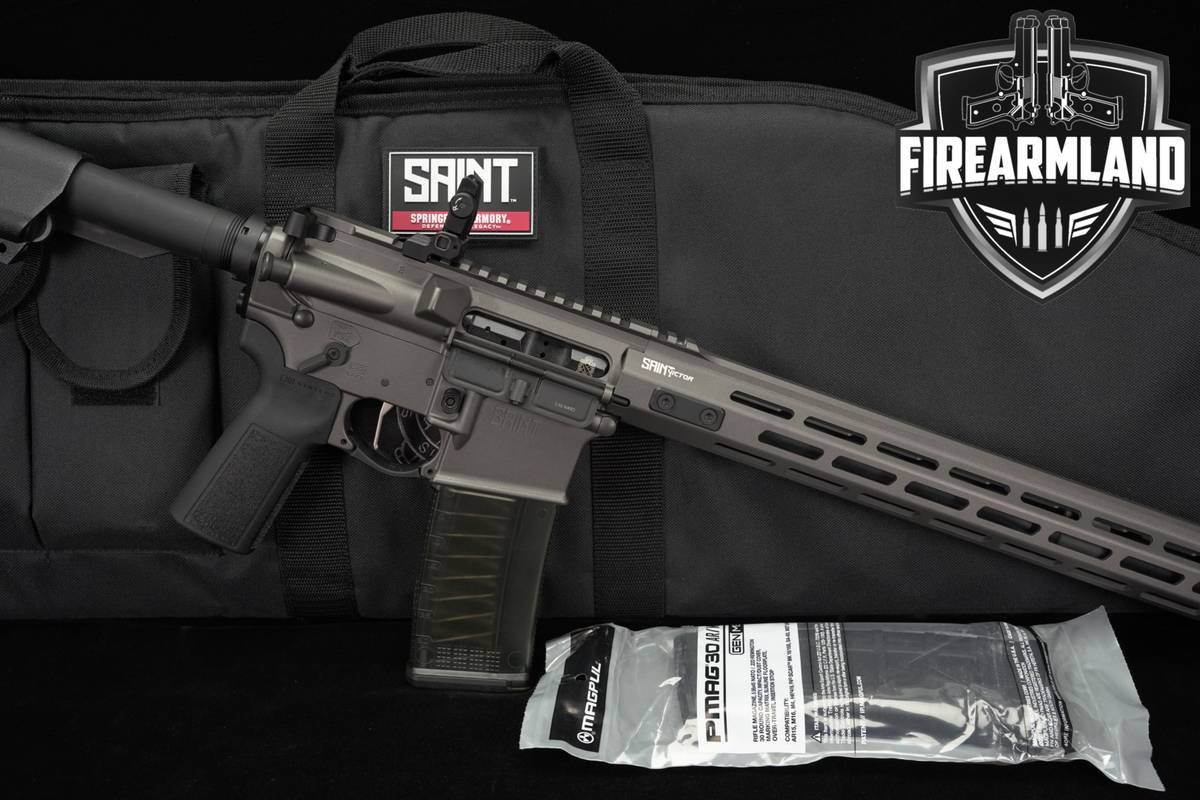 Springfield Armory SAINT Victor 5.56 NATO AR-15 AR15 16" +2 MAGS & OG CASE