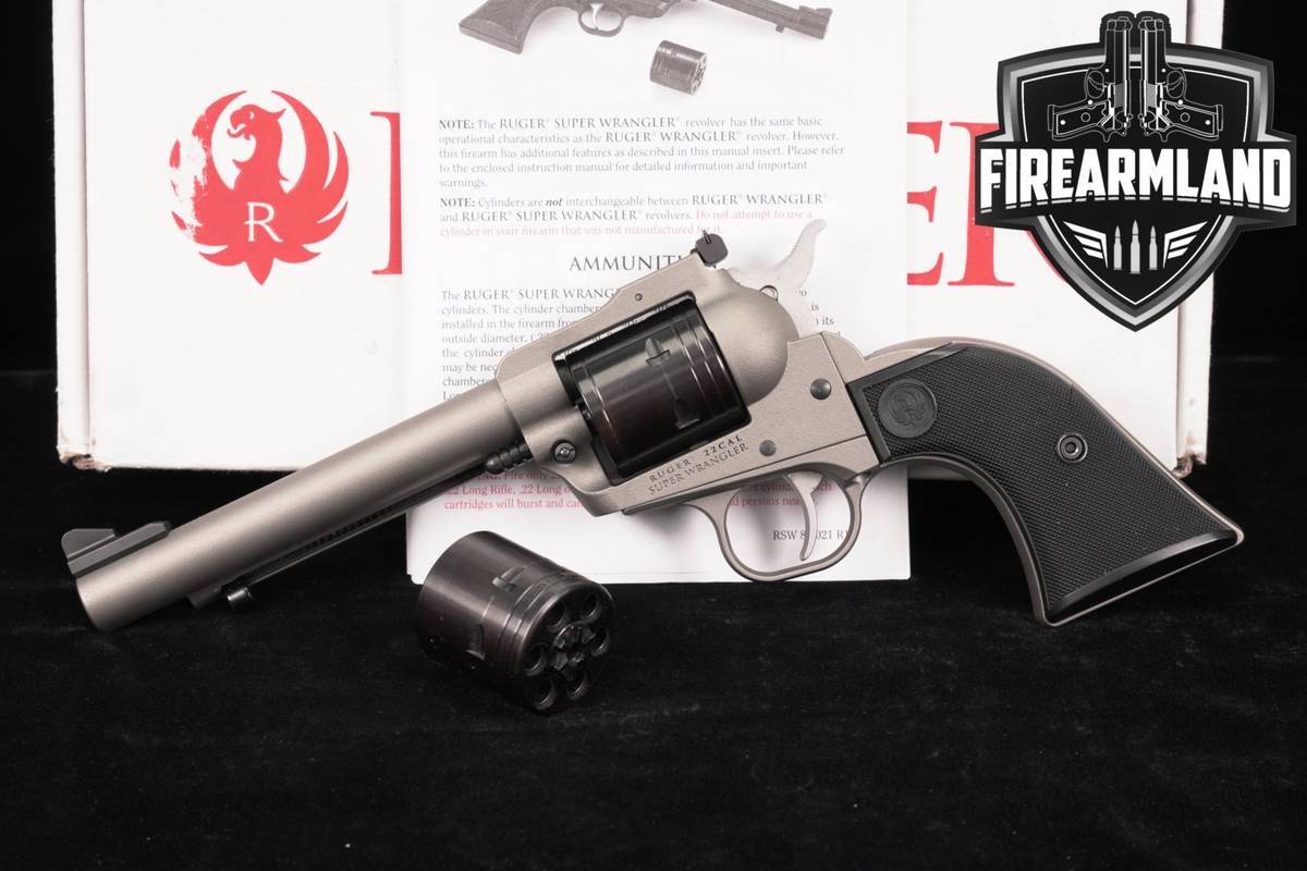 2-CYLINDER SET Ruger Super Wrangler 22 LR & WMR Convertible +ORIG BOX