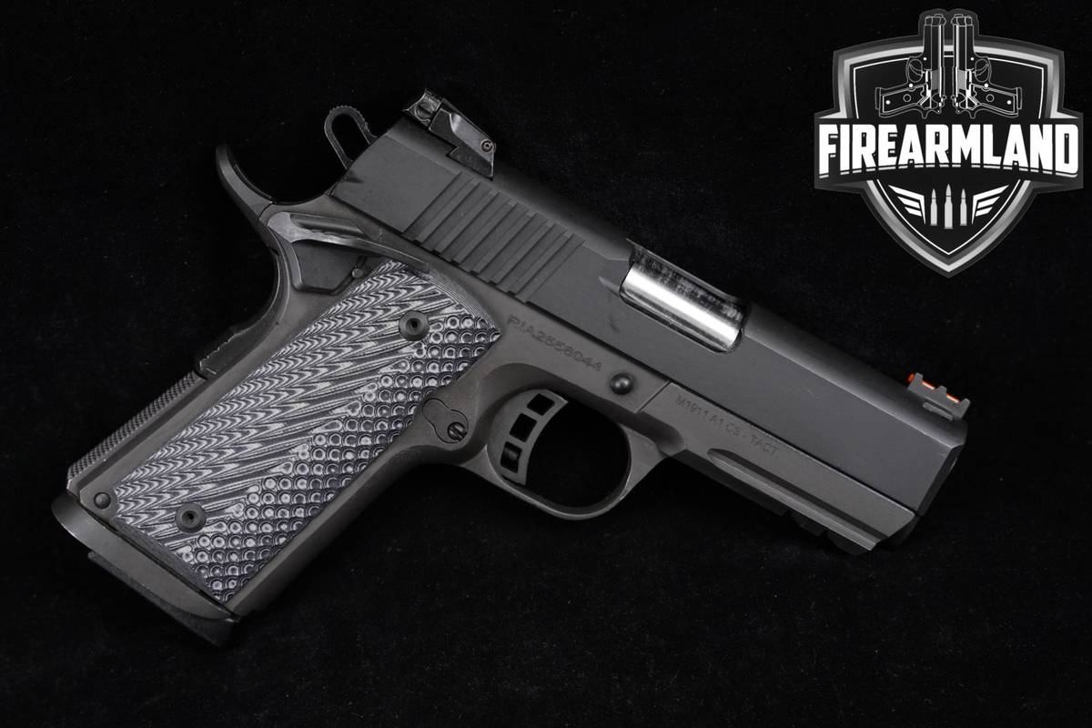 Rock Island Armory RIA M1911A1 TAC Ultra CS 45 ACP 1911 +3 MAGS & ORIG CASE