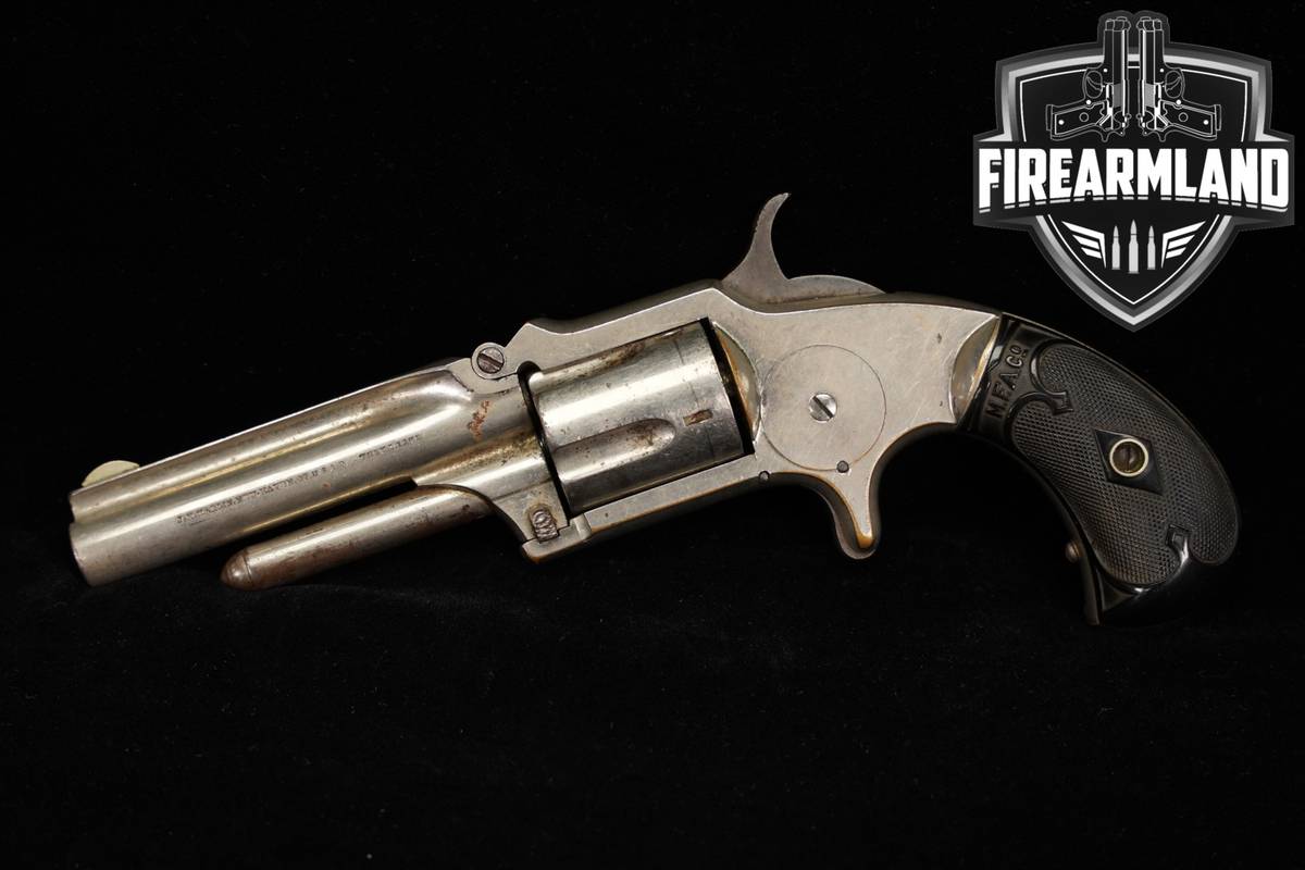 ANTIQUE JM Marlin No 32 Standard 1875 Rimfire 3" Nickel Tip-up