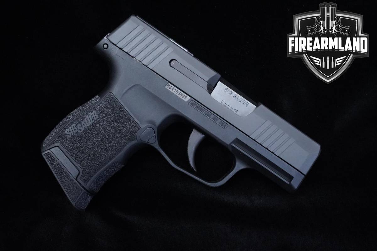 Sig Sauer P365 SAS 9mm 3.1" Nitron Sig-Sauer P365 P-365 +2 MAGS & ORIG CASE