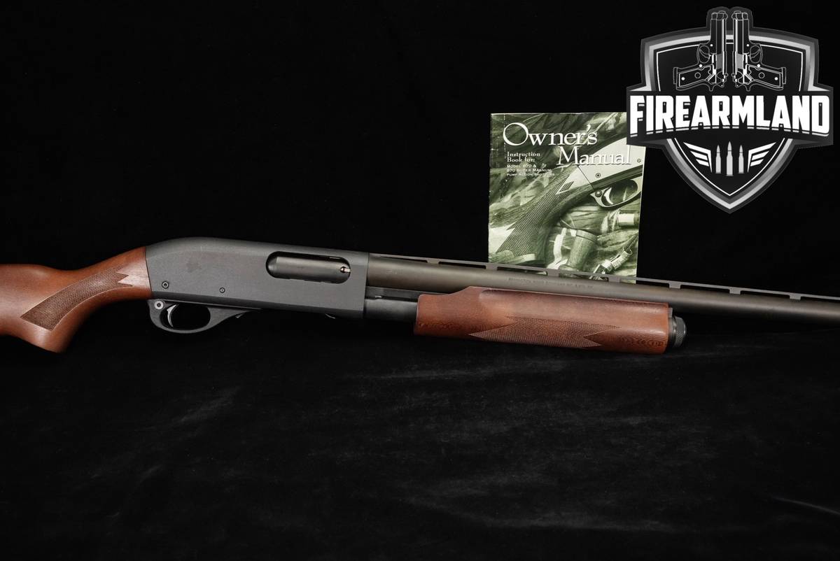Remington Model 870 Express Magnum 12-Gauge 26" Black & Hardwood M870
