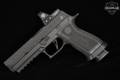 Sig Sauer P320MAX Custom Works; Michel Edition; ROMEO3MAX 9mm Luger Two-Tone Black & Gray in Very Good Condition Image 4