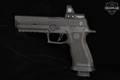 Sig Sauer P320MAX Custom Works; Michel Edition; ROMEO3MAX 9mm Luger Two-Tone Black & Gray in Very Good Condition Image 5