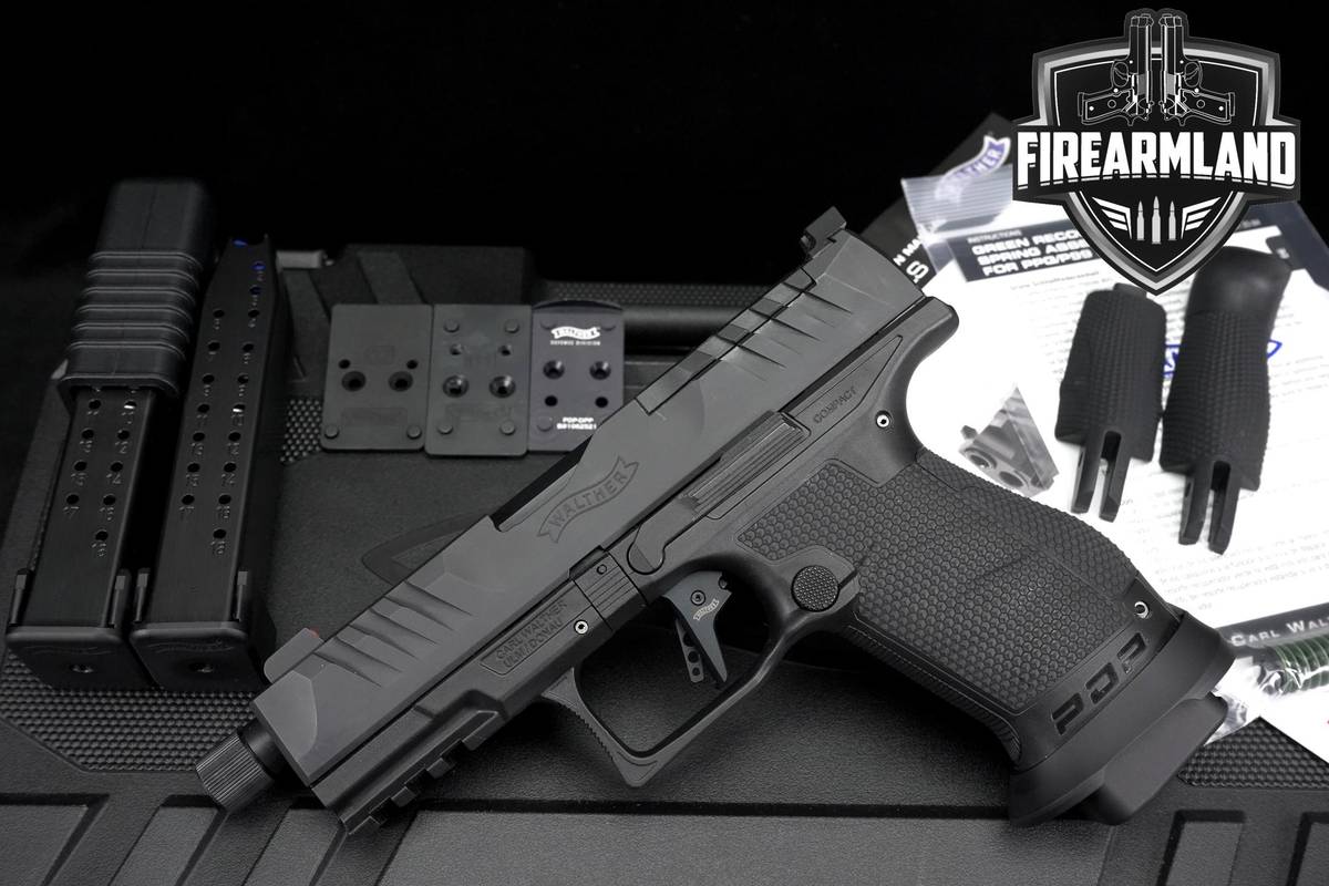 Walther PDP Pro SD Compact 9mm 4.6" Threaded Pistol +3 MAGS & ORIG CASE