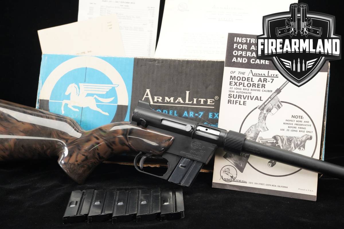 1968-1973 Armalite AR-7 Explorer 22LR 16" AR7 Costa Mesa +6 MAGS & ORIG BOX