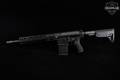 LMT Defense LM308MWS LM8; Nefarious Arms dimple-fluted barrel .308 Win. Black in Very Good Condition Image 2