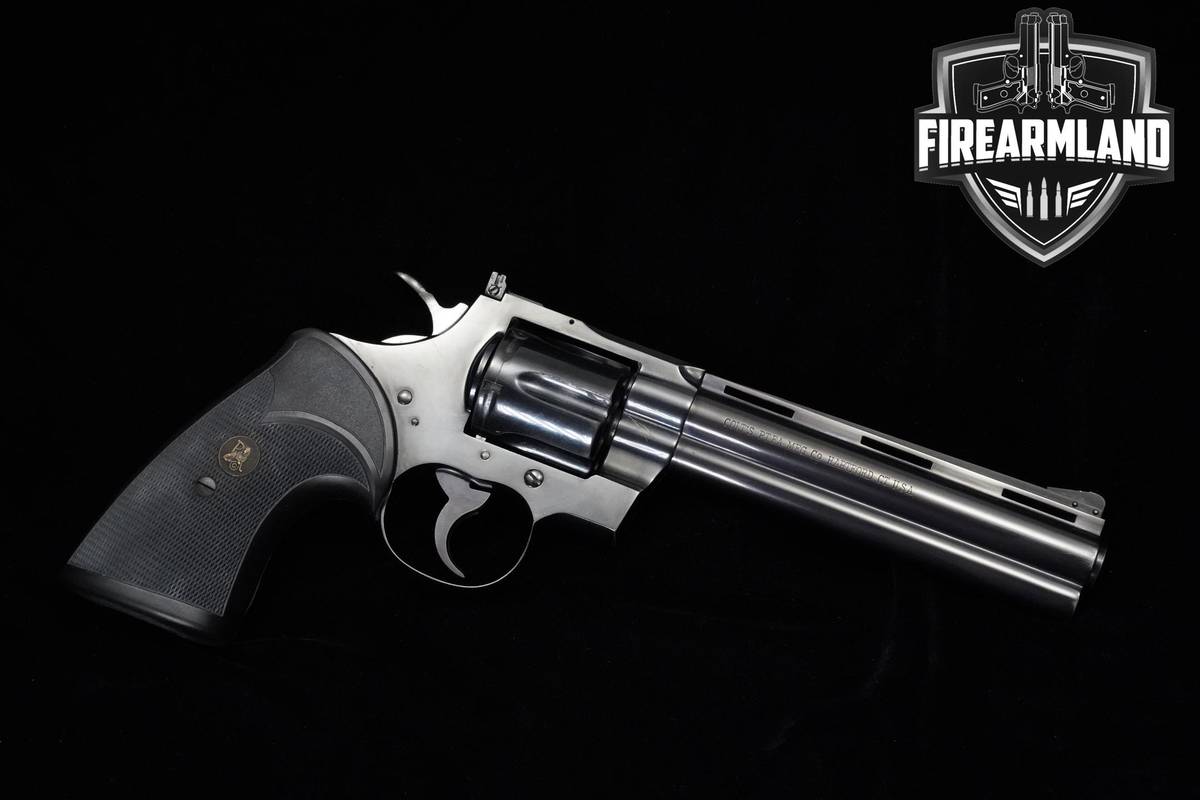1961 Colt Python 357 Magnum 6" Royal Blue Colt VENT RIB DA/SA