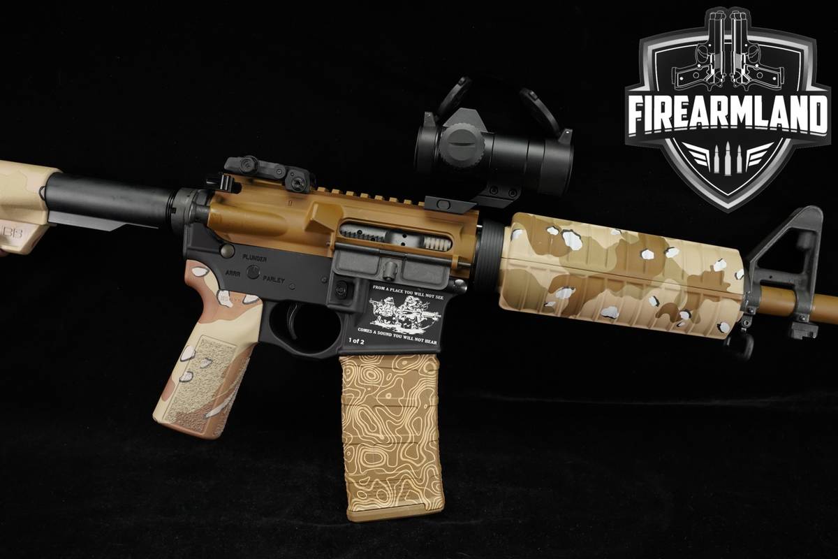 1 Of 2 Spikes Tactical ST-15 Jolly Roger 5.56 NATO AR15 18.5" ST15 + SCOPE