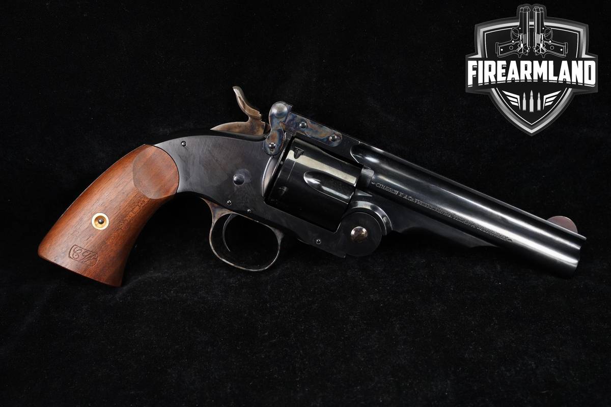 Cimarron Firearms Model No 3 Schofield 2nd 45 Colt 5" Blued Top Break