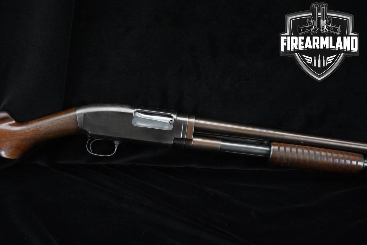 SLAM-FIRE! 1914 Winchester Model 1912 16-Gauge Blued Winchester Model-12