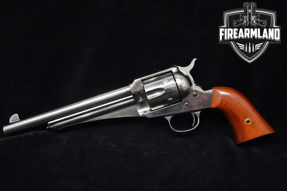 A-Uberti Model 1875 Outlaw 45 Colt 7.5" Nickel Plated 1875-Outlaw +ORIG BOX