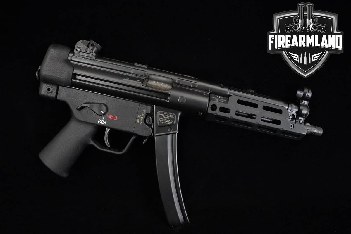 DESIRED Heckler & Koch (H&K-HK) SP5-MP5 9mm H&K-HK-SP5 MP5 +2 MAGS & CASE
