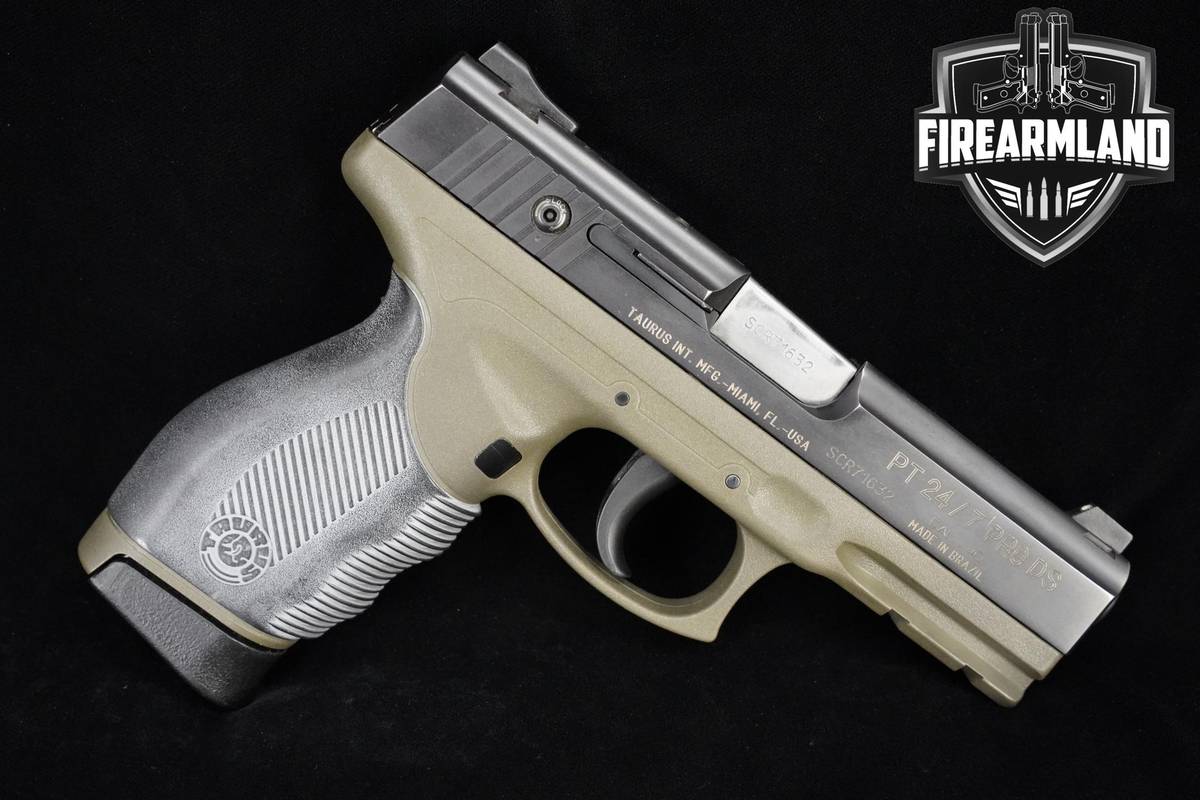 Taurus PT 24/7 PRO DS 40S&W Black/OD Green Taurus-PT 24/7 +2 MAGS & HOLSTER