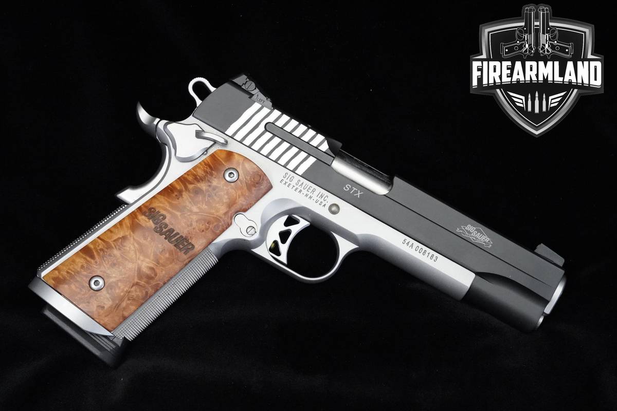Sig Sauer 1911 STX 45 ACP 1911 5" Two-Tone 1911A1 3MAGS & ORIG CASE