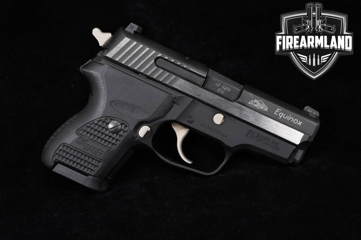 Sig Sauer P224 Equinox Custom Shop 40 S&W 3.5" CCW +3 MAGS & ORIG CASE