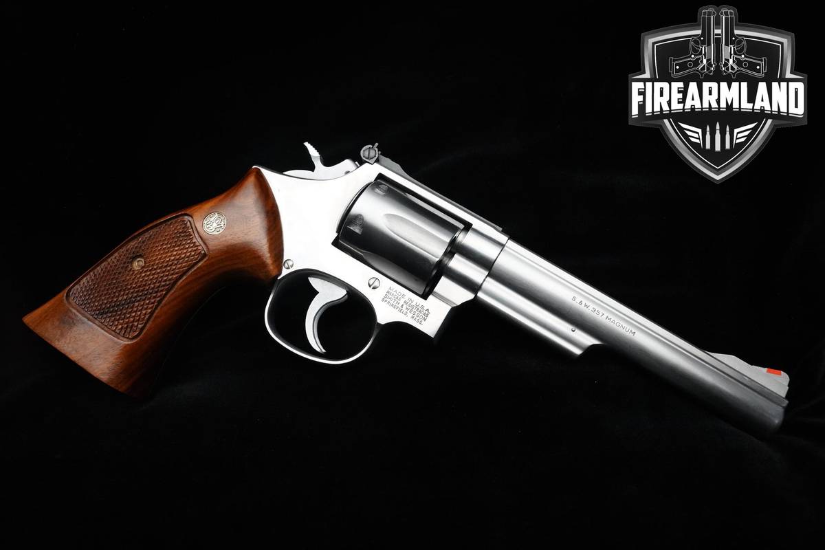 Smith & Wesson (S&W) Model 66-3 357 Magnum 6" Stainless Steel 66-3 S&W