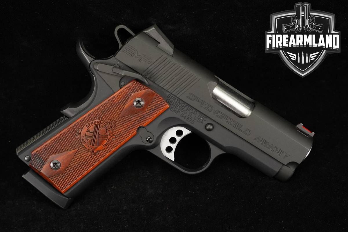 Springfield Armory EMP 9mm 1911 3" M1911 A1 Pistol +3 MAGS & ORIG CASE