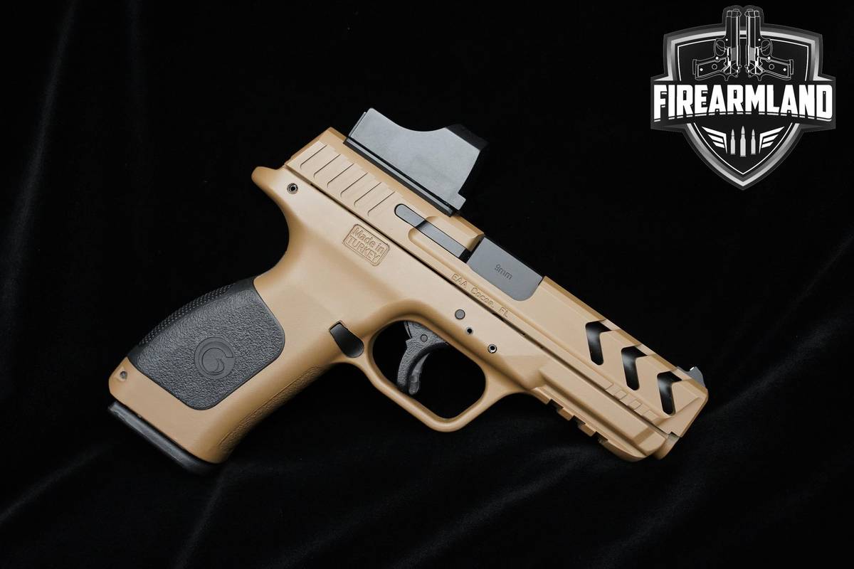 Girsan MC28 SA-T 9mm 4" 15+1 Coyote Tan MC28 Girsan Turkey +Reflex Sight