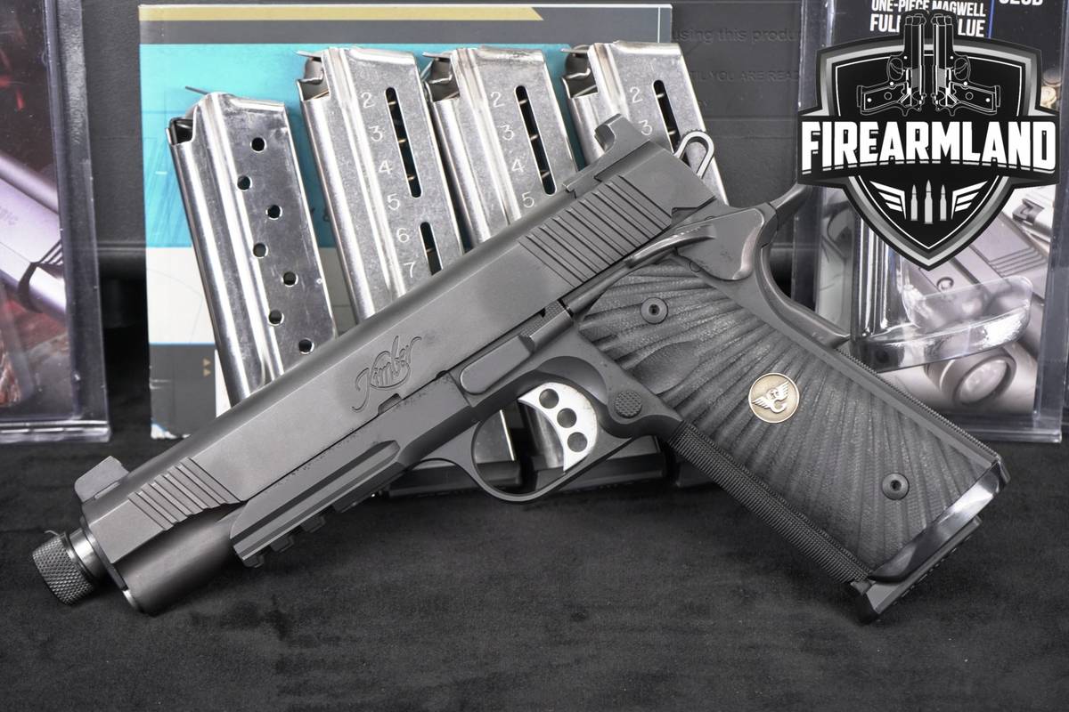 Kimber Custom TLE/RL II 2 TFS 9mm 1911 5.5" THREADED +5 MAGS & ORIG CASE