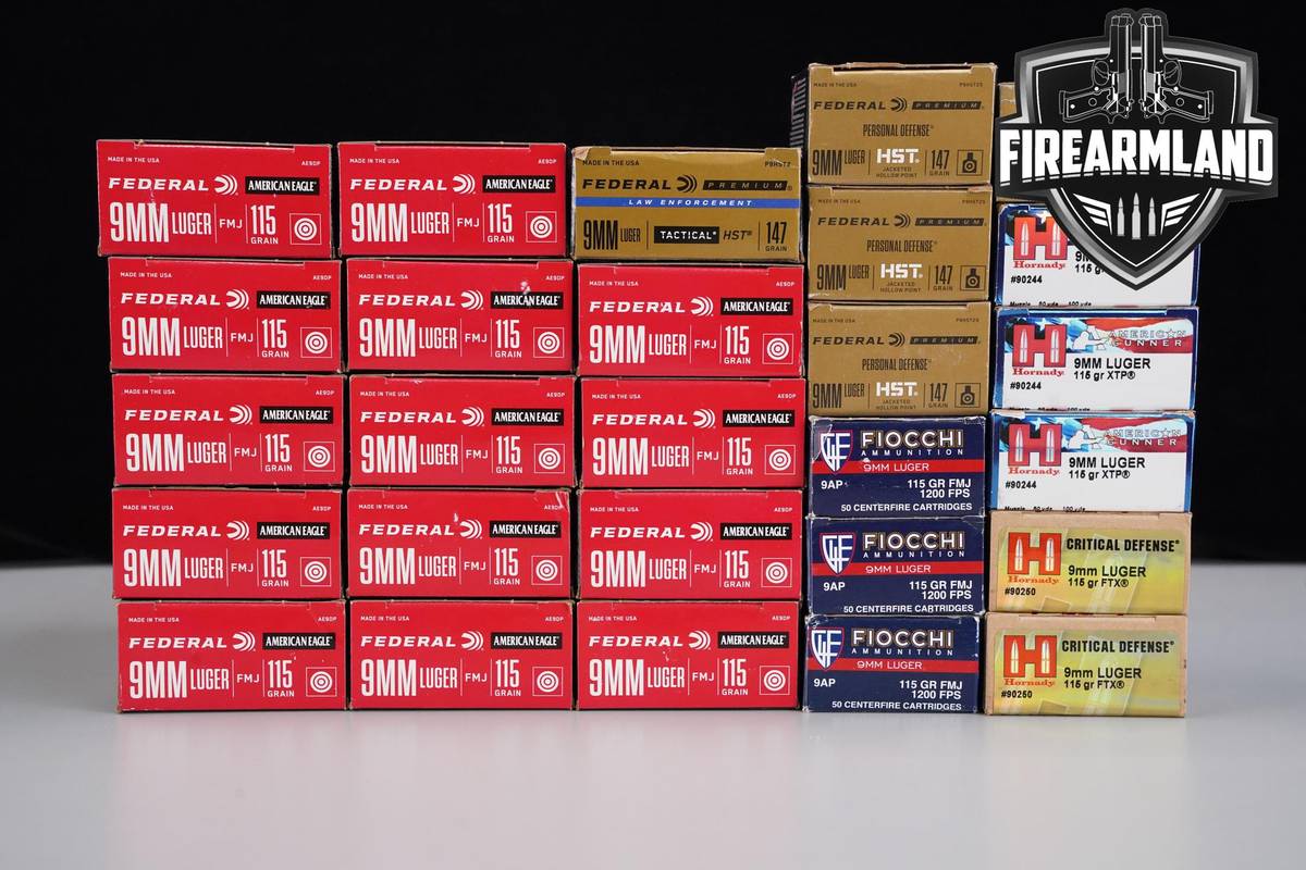 1105 RDS! 9mm Ammo 9-mm