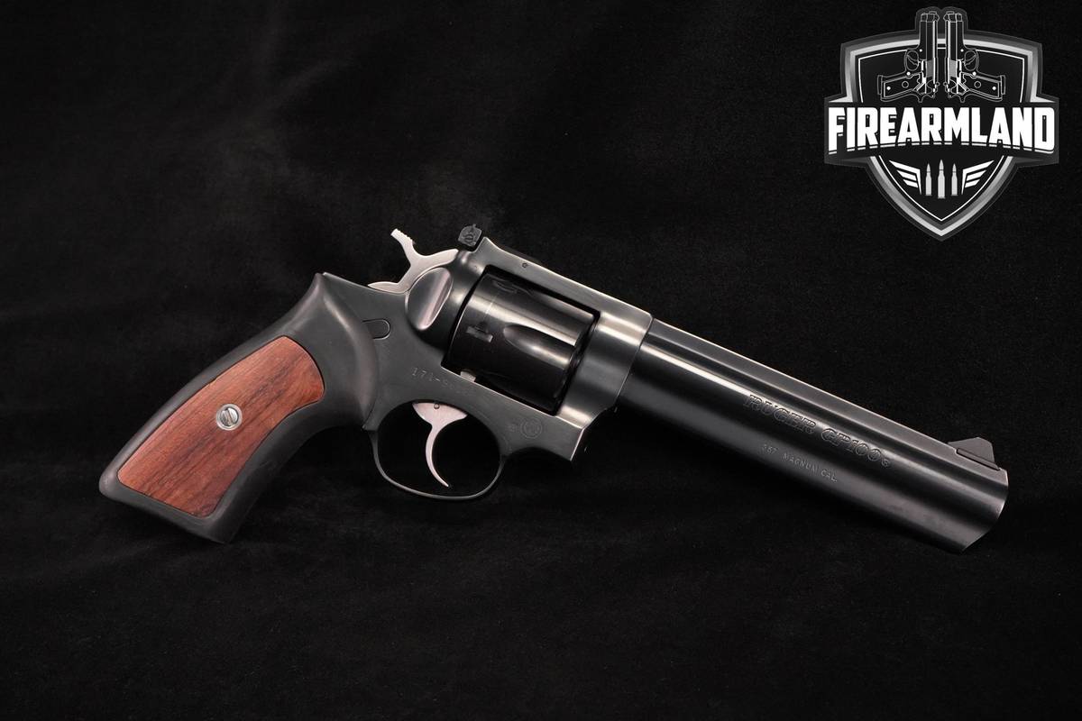 1993 Ruger GP100 357 Magnum 6" Blued GP-100 DA/SA +ORIG BOX