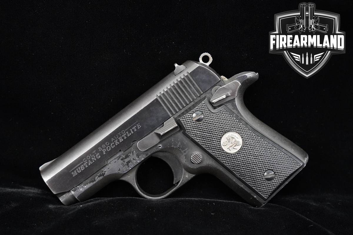 1989 Colt Mustang Pocketlite 380ACP 1911 2.75" Stainless +2 MAGS