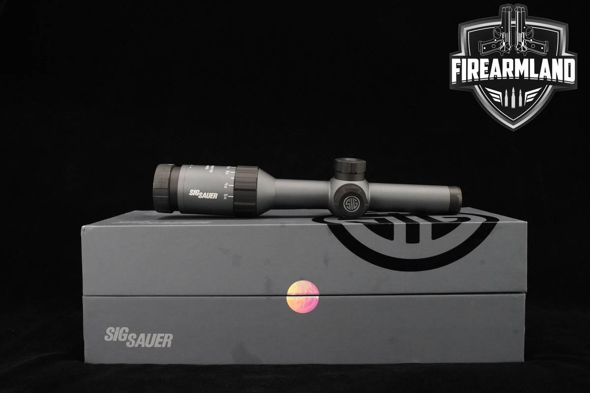 Sig Sauer WHISKEY5 1-5X20 SFP Hellfire CirclePlex 0.5 Reticle Sig OPTIC
